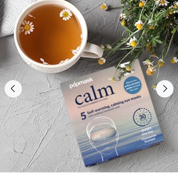 NIB popmask London Calm Self-warming Chamomile Scented Sleep Masks - Picture 4 of 4